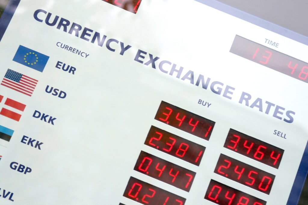 currency exchange rates