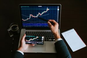 Forex chart showing Fibonacci Retracements and Extensions