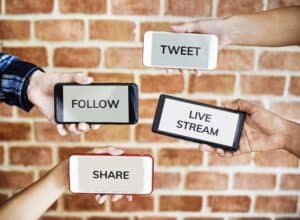 Social media impact on trader mindsets in 2025.