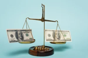 Balance of Trade shown with a scale and US dollars.