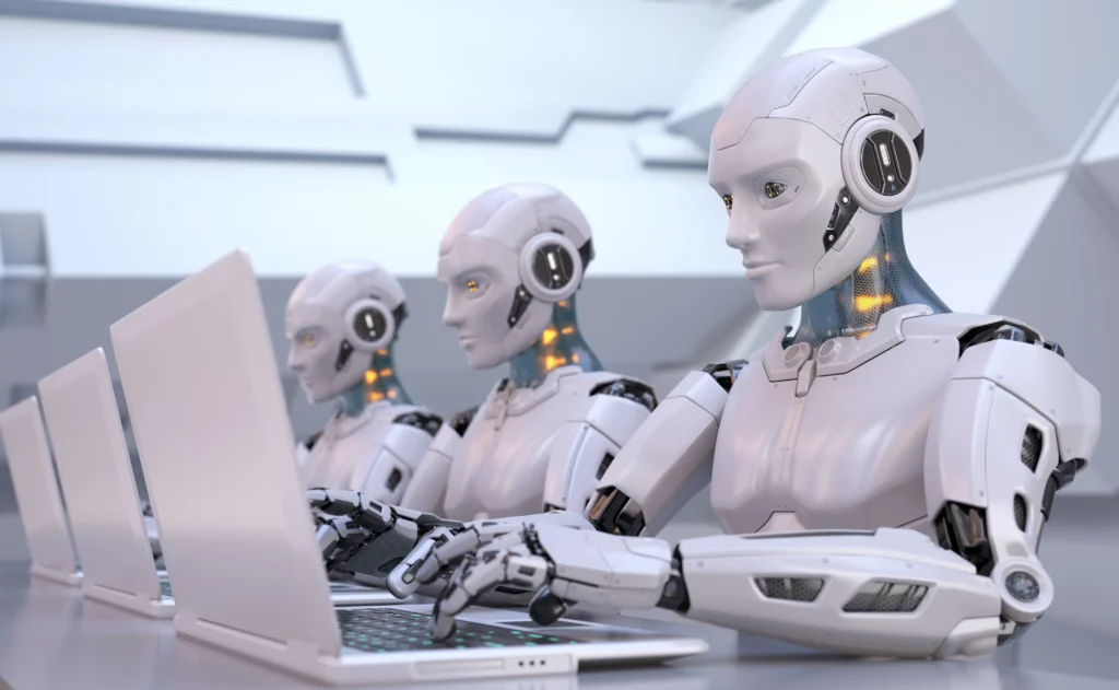 AI-powered Forex Trading Robots analyzing market data and executing automated trades with precision in 2025.