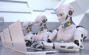 AI-powered Forex Trading Robots analyzing market data and executing automated trades with precision in 2025.