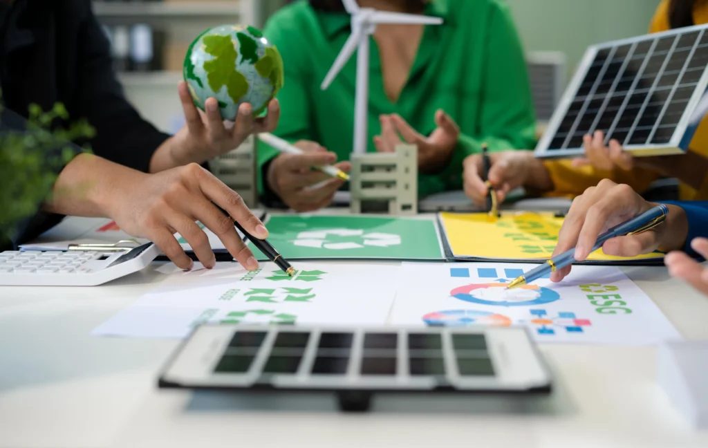 Traders developing a Sustainable Trading Routine using data, ESG concepts, and balanced decision-making for long-term success in 2026.