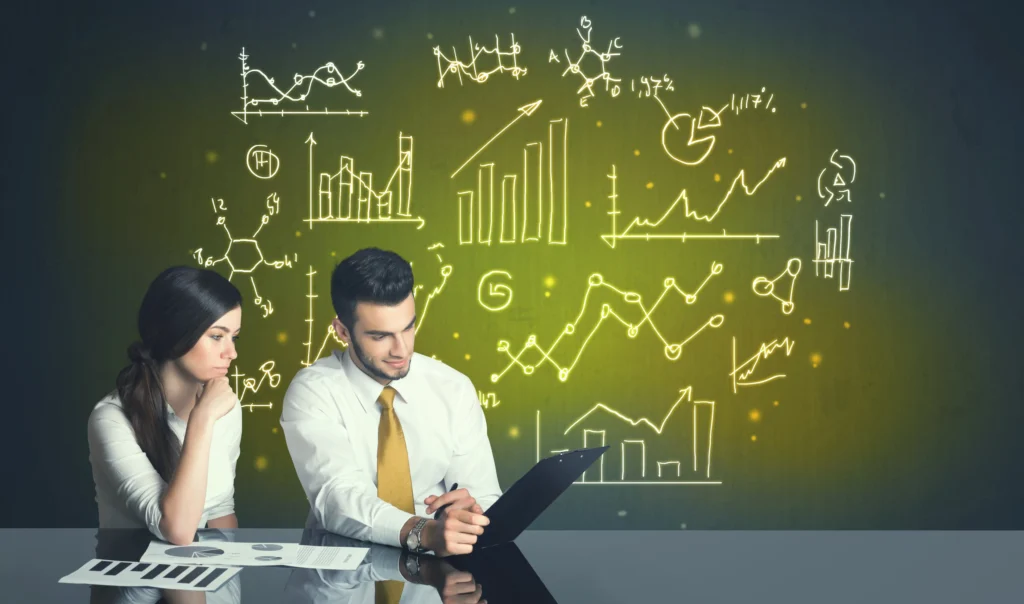 Traders analyzing data-driven trading strategies for 2026 using charts and market insights